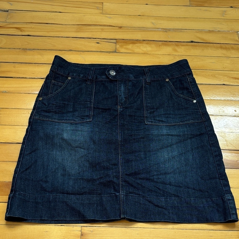 🎉4/30$🎉 RW&CO. Dark Blue Denim Mini Skirt